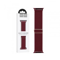 Hoco Elastic Strap for iWatch  WA04 38/40/41mm Dark Wine Hoco Elastic Strap for iWatch  WA04 38/40/41mm Dark Wine